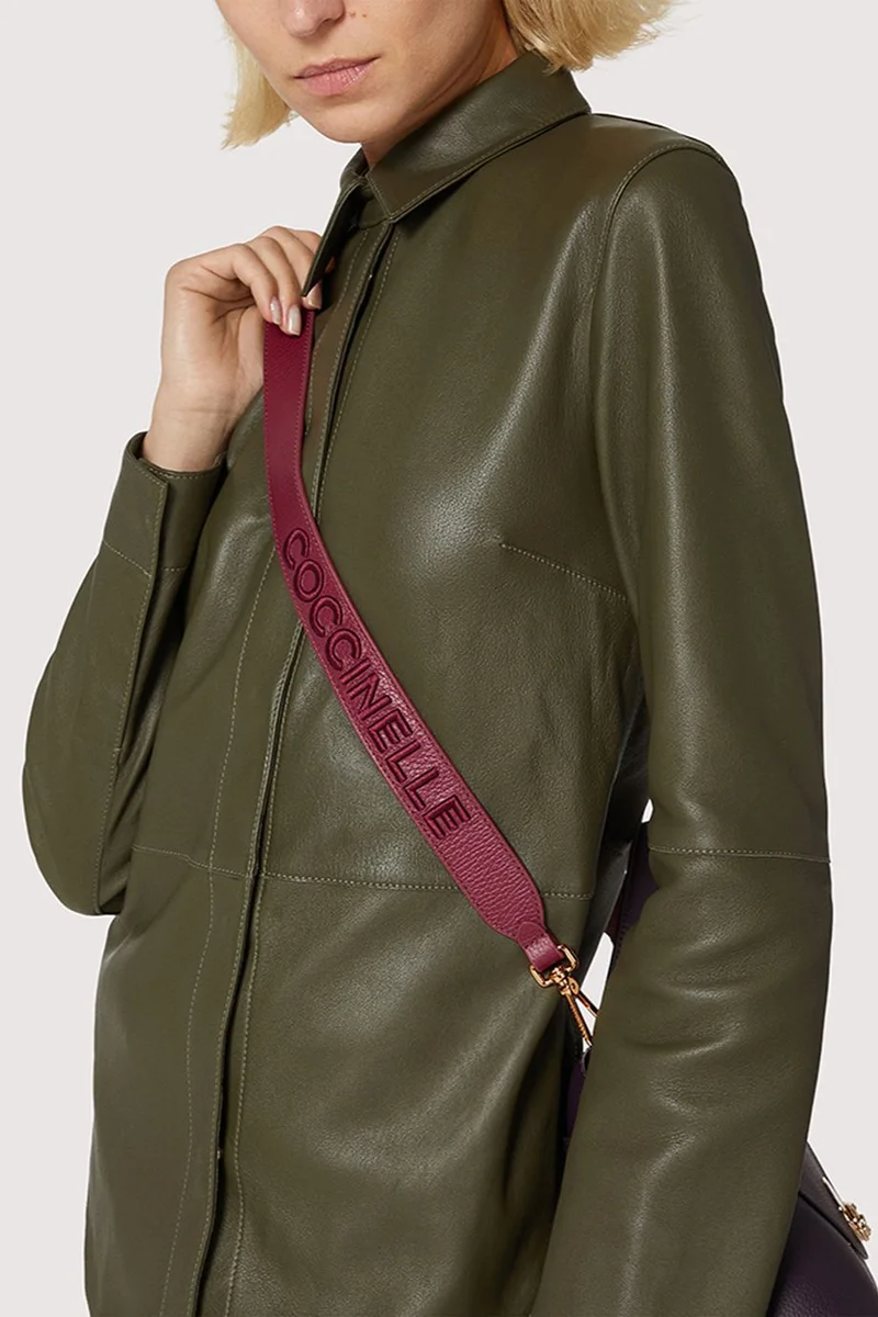 COCCINELLE  EMBROIDERY LOGO Shoulder Strap for Women | Best Price UAE